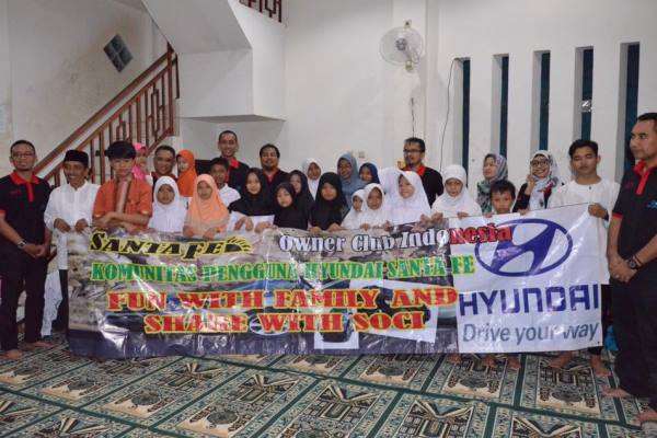 Santa Fe Owner Club Indonesia (SOCI) : Rutin Berbuka Puasa Bersama Anak Yatim