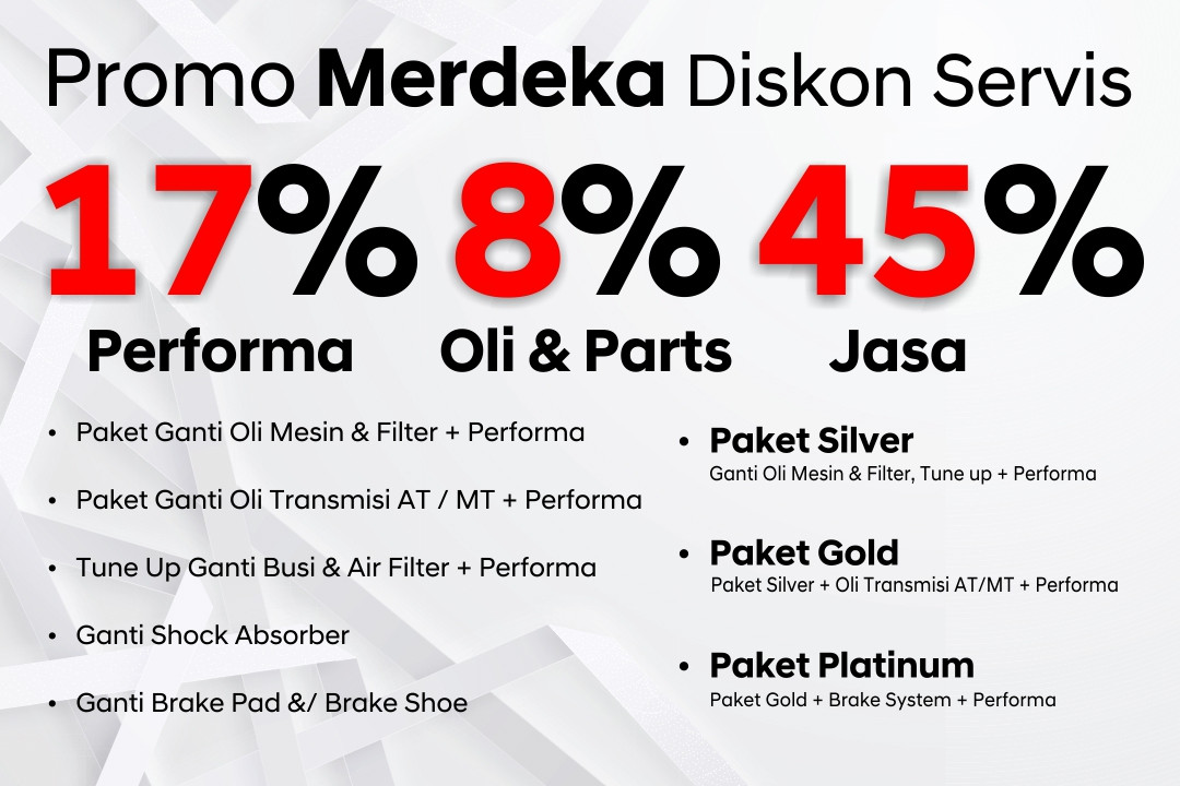 Promo Merdeka Paket Diskon Servis Pelanggan Hyundai Melalui Booking Service