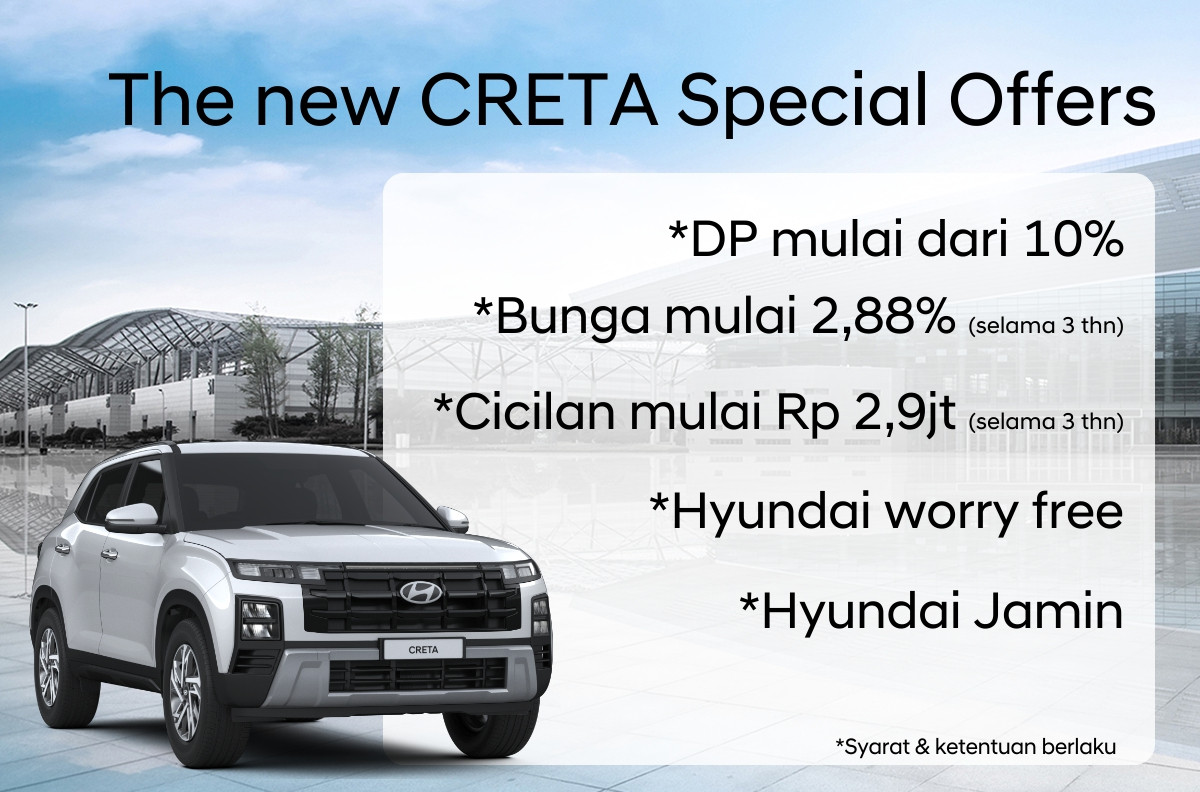 The New CRETA Special Offers Dari PT Hyundai Mobil Indonesia