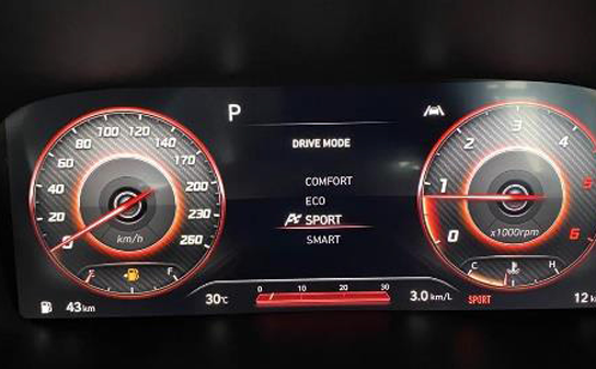 Digital Cluster Hyundai Santa Fe Punya 4 Kelebihan