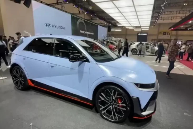 Mampu Melaju 260 Km/Jam, Hyundai IONIQ 5 N Mejeng di GIIAS 2024