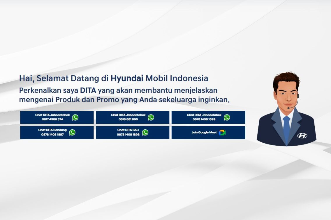 Cari Mobil Hyundai Impian? Tanya DITA Dulu, Semua Terjawab